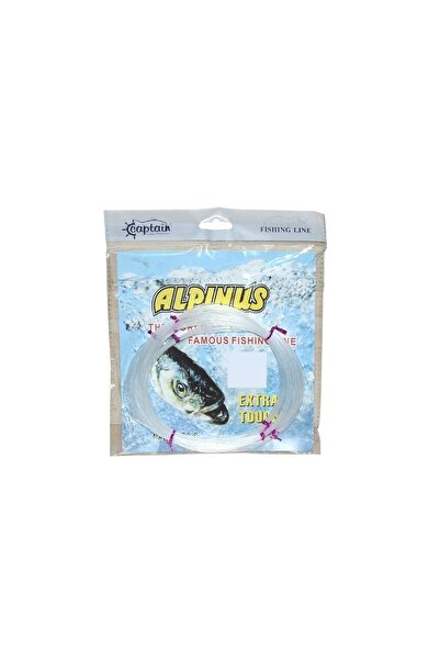 CAPTAIN Alpinus Poşet Misina 4x25 Bağlantılı 100mt Beyaz 0.25 Mm