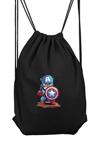 Zeron Tasarım Rucsac sport Captain America Bll2589