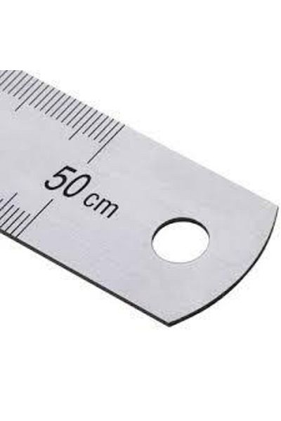 Art Tone Professional Metal Steel Ruler - 50cm