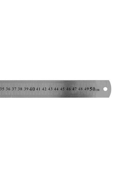 Art Tone Professional Metal Steel Ruler - 50cm