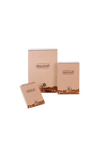 KESKİN COLOR Memo Pad Dekokraft Spiral Striped A4 100 Yp144001-99