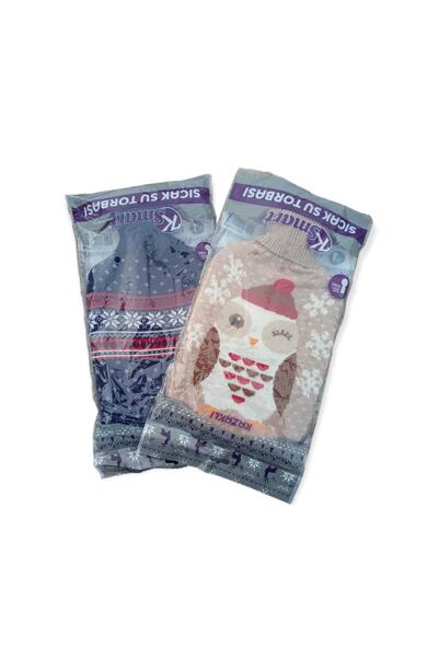 Sazak Hırdavat Sıcak Su Torbası-kesesi (kazak Örgülü)