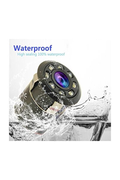 AGUILAS Araba Geri Görüş Kamerası 8 Ir Ledli Gece Görüşlü Çift Aparatlı Mesaf...