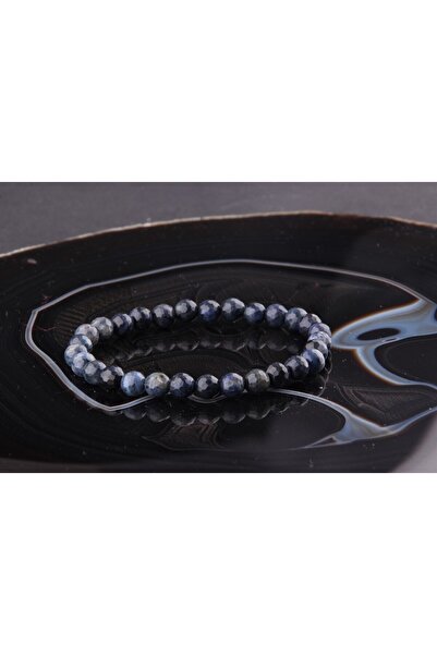 ALAVAN Dumortierite Natural Stone Bracelet 6 Mm, Crystal Accessory, Healing Vibration Therapy, Premium