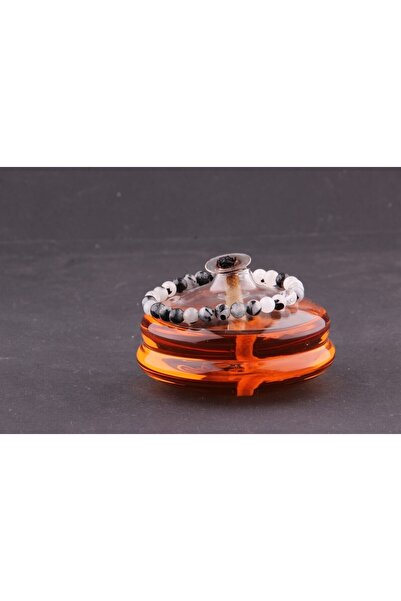 ALAVAN Routilli Quartz Natural Stone Bracelet 6 Mm, Crystal Accessory, Healing Vibration Therapy, Premium