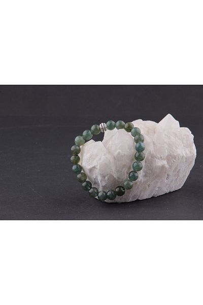 ALAVAN Green Apatite 8 mm Natural Stone Bracelet - Crystal Accessory, Premium Quality