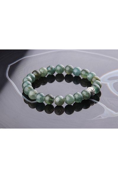 ALAVAN Green Apatite 8 mm Natural Stone Bracelet - Crystal Accessory, Premium Quality