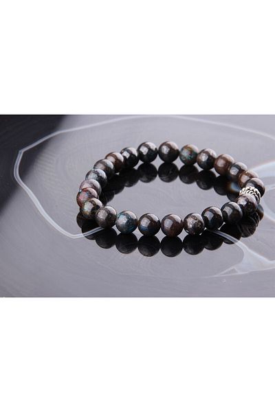 ALAVAN Azurite Natural Stone Bracelet 8 mm Crystal Accessory