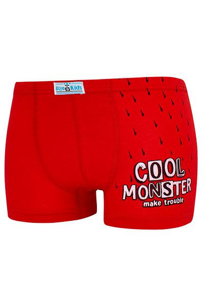 biyokids Boy's Boxer Pack Mixed Color Printed Boxer 5-Piece