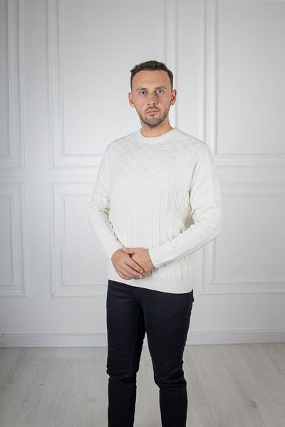 Sarar Interview O Ecru Black Knitwear Sweater