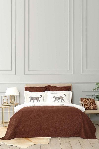 Karaca Home Wild Brown Double Bedspread