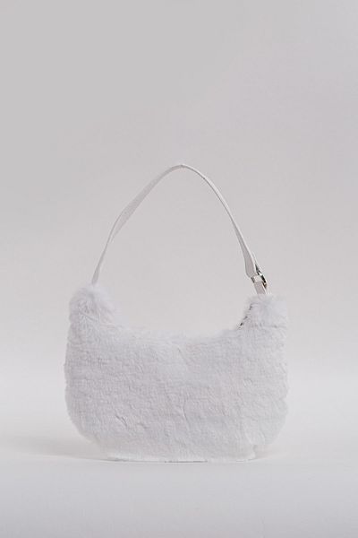 Çantacımstore Women's Faux Fur Bag White 61022