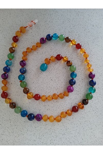 Amber Baby Teeth Necklace Chakra Necklace