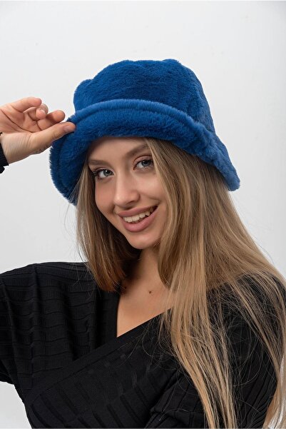 Saria Moda قبعة دلو قطيفة