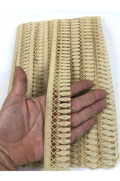 Hobigram Mink Crossed Decorative Fringe Ribbon Tassel – Decorative Ribbon, Stylish Design, Women's Accessory – Decor