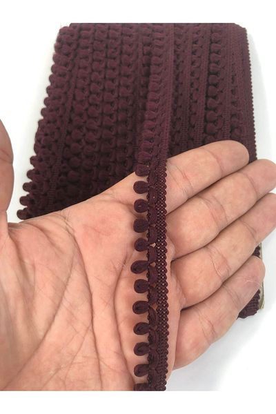 Hobigram Plum Tiny Detailed Water Stone Grout Decorative Strip – Decorative Strip, Stylish Design, Women's Accessory –