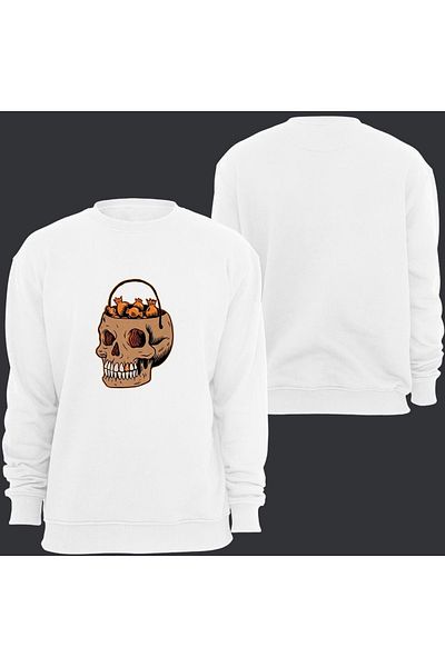 fame-stoned Φούτερ Halloween Printed - Σχέδιο Halloween