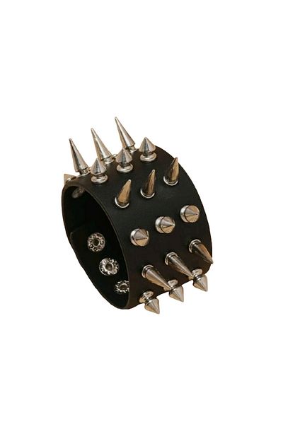 targay Cowboy Gothic Punk Metallica Style Studded Bracelet