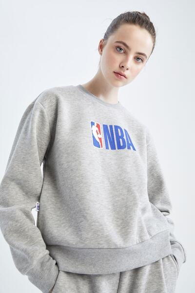 DeFacto NBA Standard Fit - Φούτερ με λαιμόκοψη