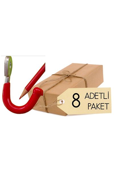 mintikbirler 8 Pieces of School Bag - Hook Hook, Wall Rack, Rack Coat Hanger with Iron Hanger