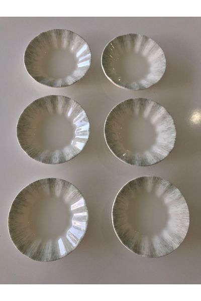 Bonna Porselen Irıs Series Tea Plate 6 Pieces