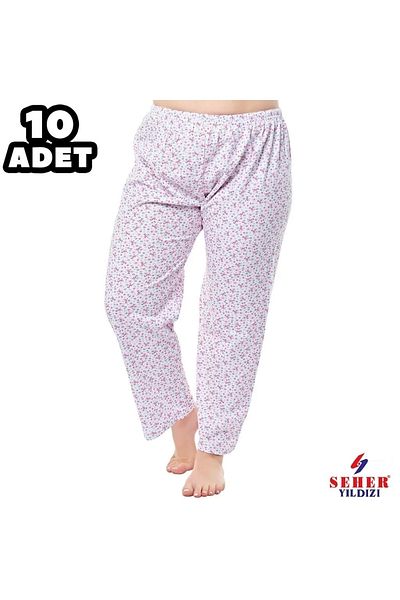 Seher Yıldızı Seher Two Thread Pajama Bottom 10 Pieces