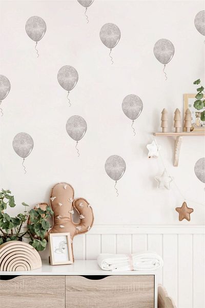 Grafikup Soft Balloons Kids Room Wall Sticker