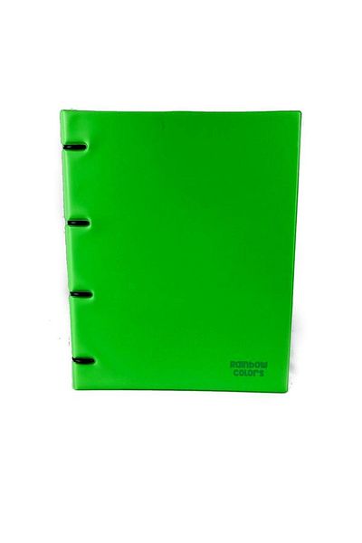Nusrat Bilişim Önder Rainbow Colors 4 Ring PVC Green 122-19