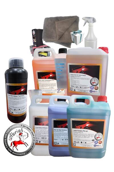 Abrias Oto Temizlik Bakım Seti 1 Koli Ve Bol Hediyeli Uyumlu