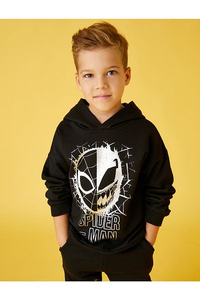 Koton Spiderman Sweatshirt Printed Licensed Hoodie