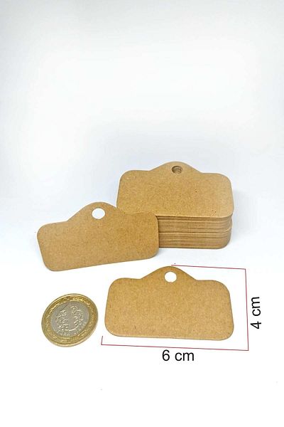 Vice Kraft Label / Product Label / 100 Pieces Unprinted (4 X 6 CM)