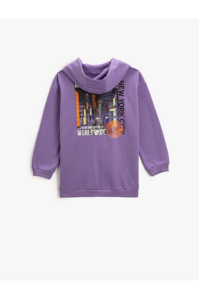 Koton Sweatshirt - Lila - Oversized