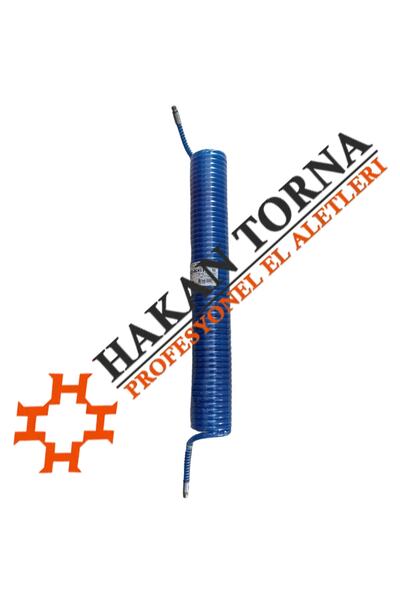 HakanTorna Kompresör Uyumlu Hava Hortumu Kırılmaz Poliüretan Yumuşak Hortum 8...