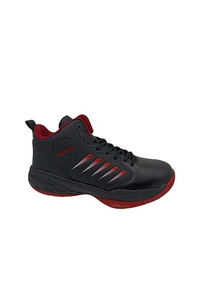 Jump 27800 Μαύρο - Κόκκινο Unisex Αθλητικά Παπούτσια Μπάσκετ