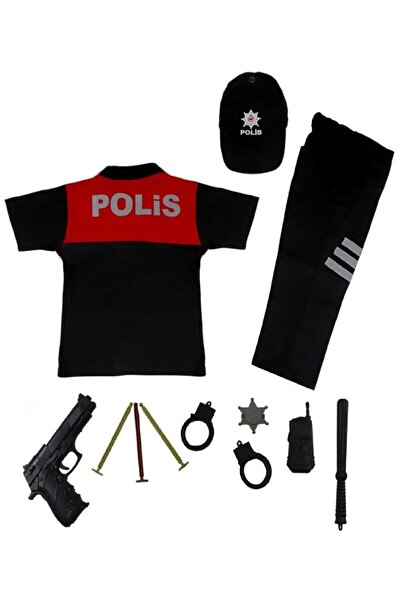 Şeker Çocuk Polo Yaka Yunus Polis Kostümü