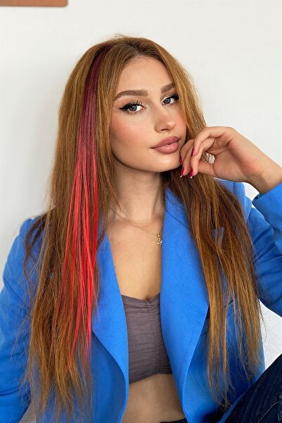 AKOLİFE Bočna kopča za kosu / Ombre dve boje / 50 cm