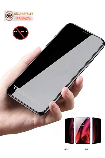 TEKNOPARKTA Samsung A23 Hayalet Ekran Koruyucu Privacy Gizlilik Filitreli Tam...