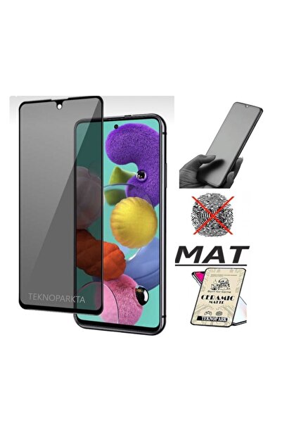 TEKNOPARKTA Samsung A73 Ekran Koruyucu Mat Seramik Tam Kaplayan Esnek Kırılma...