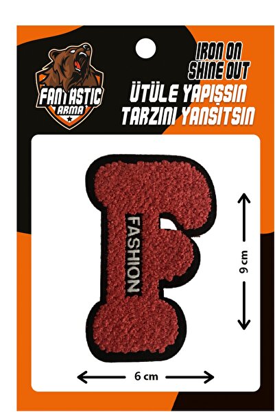 FANTASTIC ARMA Pluș țesut care se lipsește cu fier de călcat, colegiu, literă...