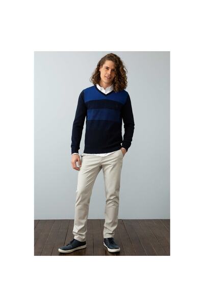 U.S. Polo Assn. Erkek Lacivert Standart Kazak