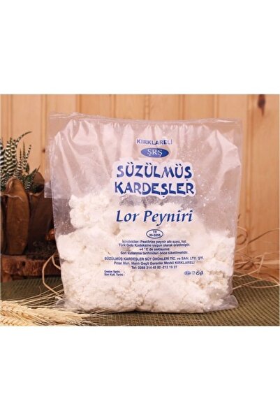 Süzülmüş Kardeşler Lor Peynir 1 Kg