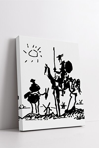 Carmen Picasso - Don Kişot Kanvas Tablo - Başyapıtlar