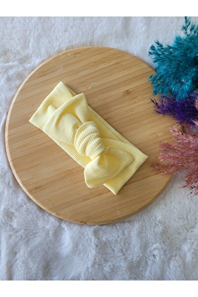 SeherBebeButik Bandană cu nervuri colorate pentru fete