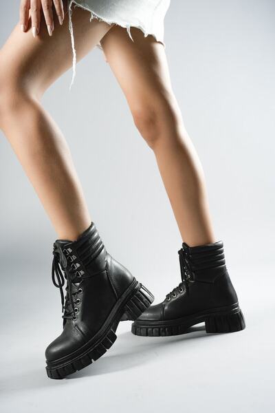 Riccon Černé dámské kozačky na zip 0012842