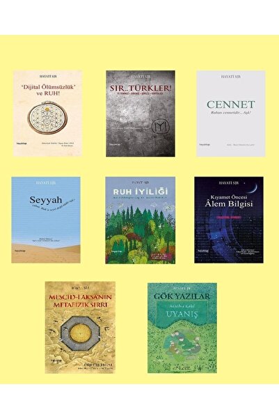 hayykitap Hayati Sır Set - Sır T.-cennet-seyyah-dijital Ö.-kıyamet Öncesi-ruh...