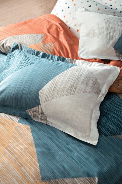 Yataş Aden Односпальний комплект постільної білизни Ranforce - Синій