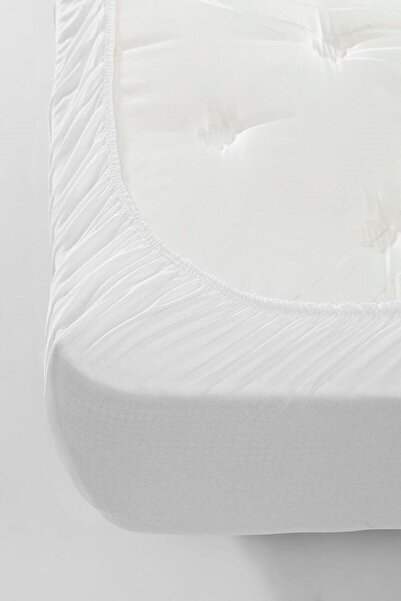 Vip Home Concept Market Ürünleri Elastic Single 100% Cotton Bed Sheet (100x200)