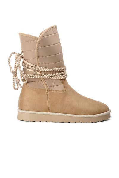 Park Moda K706 Mink Suede Γυναικείες Μπότες με Fleece Εσωτερικά