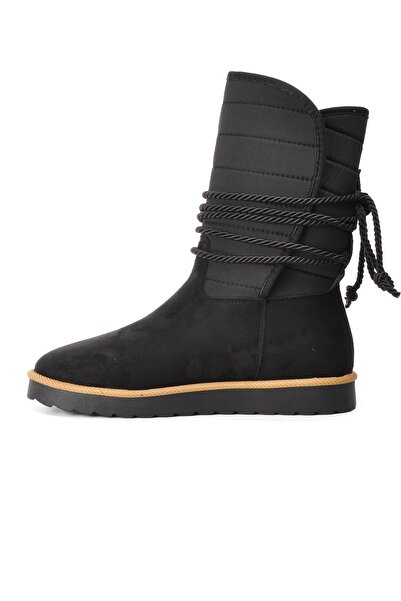 Park Moda K706 Siyah Süet Içi Polarlı Kadın Bot
