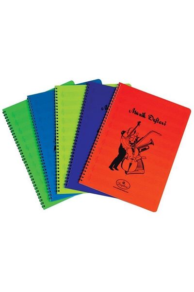 Defne Music Notebook Spiral 40 Sheets